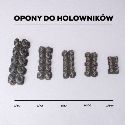 Opony 14-15″, na odbojniki, wybór skal (20 szt, 5 wzorów)