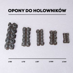 Opony 14-15″, na odbojniki, wybór skal (20 szt, 5 wzorów)