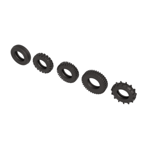 Opony 14-15″, na odbojniki, wybór skal (20 szt, 5 wzorów)