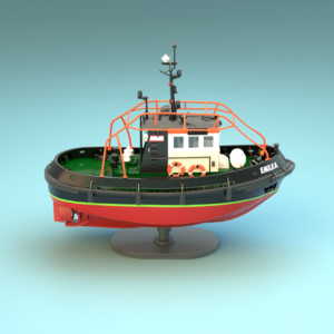 Motorówka cumownicza EMILKA 1/144