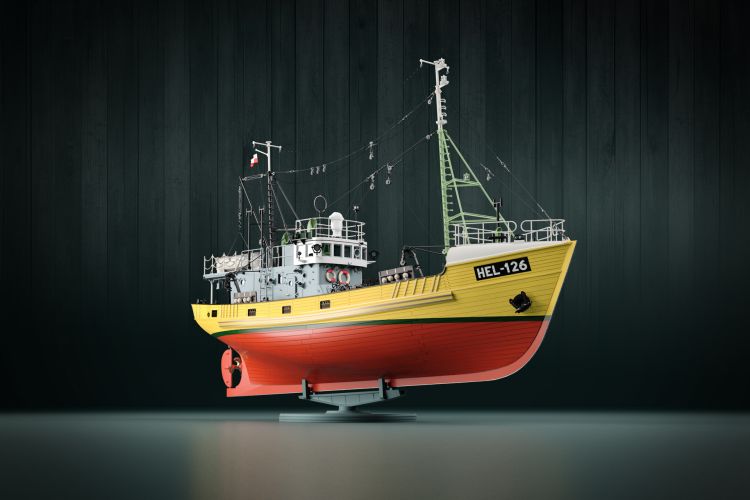 Kuter prawoburtowy B-25 (HEL-125, HEL-126) 1/144