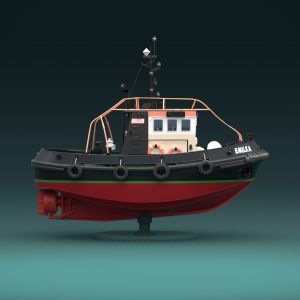 Motorówka cumownicza EMILKA 1/72