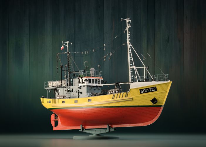 Kuter prawoburtowy B-25 (GDY-222, GDY-224, GDY-227) 1/144