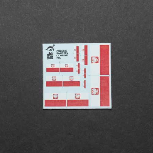 Bandery Polskie PRL, różne skale