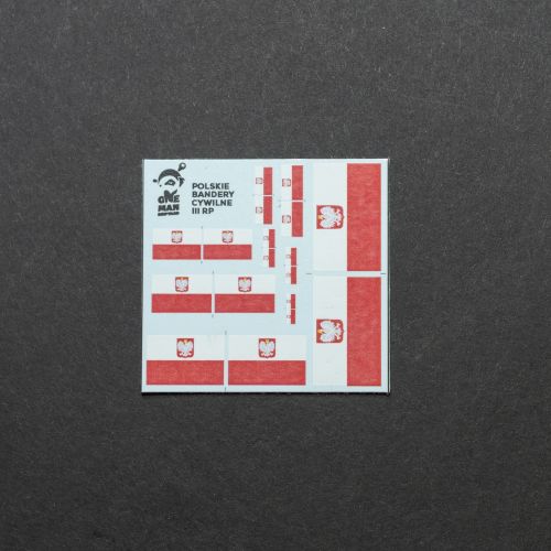 Bandery Polskie III RP, różne skale