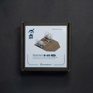 Zestaw tratw pneumatycznych dla kutrów B-25 1/144