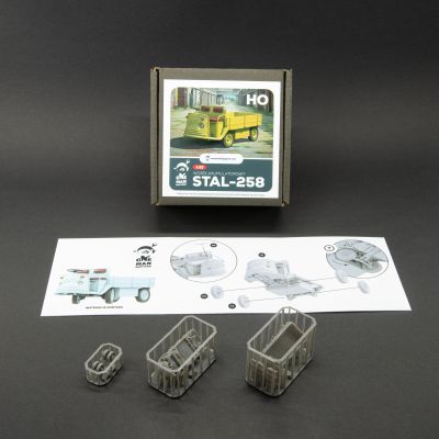 Stal-258 Wózek Akumulatorowy – 1/87 HO, 1/72
