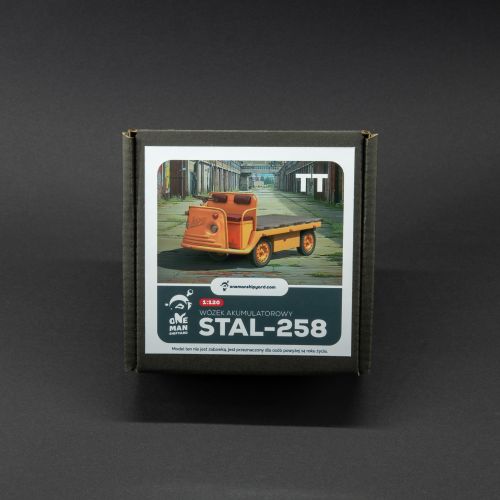 Stal-258 Wózek Akumulatorowy – Platforma (Mikroskale) 1/120 TT, 1/144, 1/160