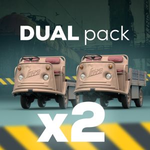Stal-258 Wózek Akumulatorowy – Dual combo (Mikroskale) 1/120 TT, 1/144, 1/160
