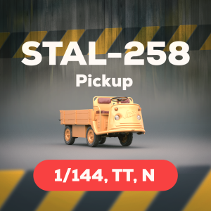 Stal-258 Wózek Akumulatorowy – Pickup (Mikroskale) 1/120 TT, 1/144, 1/160